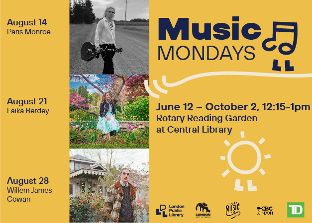 TD Music Mondays August Lineup!